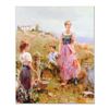 Image 1 : Pino (1939-2010), "The Fountain of Life" Artist Embellished Limited Edition on Canvas (32" x 40"), N