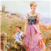 Image 2 : Pino (1939-2010), "The Fountain of Life" Artist Embellished Limited Edition on Canvas (32" x 40"), N