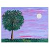 Image 1 : Tom Pergola, "Lone Tree" Original Acrylic Painting on Gallery Wrapped Canvas, Hand Signed with Certi