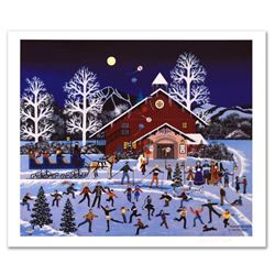 Jane Wooster Scott, "Moonlight Merriment" Hand Signed Limited Edition Lithograph with Letter of Auth