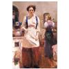 Image 1 : Pino (1939-2010), "The Country Chef" Artist Embellished Limited Edition on Canvas, AP Numbered 42/95