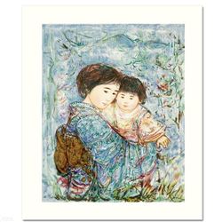 "Kyoko and Sanayuki" Limited Edition Serigraph by Edna Hibel (1917-2014), Numbered and Hand Signed w