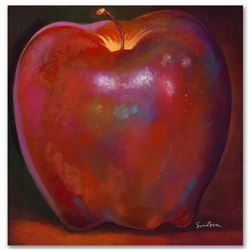 "Apple Wood Reflections" Limited Edition Giclee on Canvas by Simon Bull, Numbered and Signed. This p