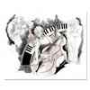 Image 1 : Lena Sotskova, "Strings and Keys" Mixed Media Original Painting, Hand Signed and with COA.