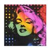 Image 1 : Gail Rodgers, "Marilyn Monroe" One-of-a-Kind Hand-Pulled Silkscreen Mixed Media on Canvas, Hand Sign