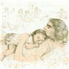 Image 2 : Edna Hibel (1917-2014), "Next To My Heart" Limited Edition Lithograph, Numbered and Hand Signed with