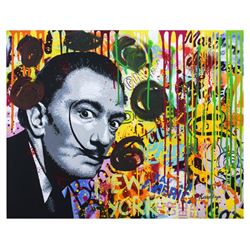 Nastya Rovenskaya- Mixed Media "Dali's Mustache"