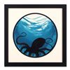 Image 1 : Wyland -"Octopus" Framed Original Watercolor Painting, Hand Signed with Certificate of Authenticity.