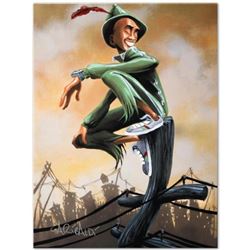  Peter Pan  Limited Edition Giclee on Canvas by David Garibaldi, CC Numbered from Miniature Series a