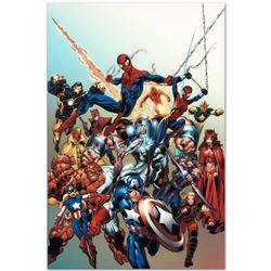 Marvel Comics "Last Hero Standing #1" Numbered Limited Edition Giclee on Canvas by Mark Bagley with 