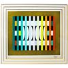 Image 2 : Yaacov Agam- Original Lithograph "Moon halves"