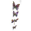 Image 2 : Patricia Govezensky- Original Painting on Cutout Steel (Set of 4) "Set of 4 Butterflies"