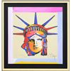 Image 2 : Peter Max- Original Lithograph "Liberty Head XV (Mini)"