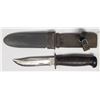Image 1 : WWII USN Mark 1 Fighting Knife W/Scabbard - Camill