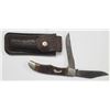 Image 1 : Vintage Frontier 2 Blade Folding Hunting Knife W/S