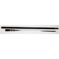 Antique Original Cane Sword - Lion Head