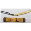 Image 4 : Antique Carbo Magnetic Griffon Straight Razor W/Bo