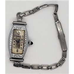 Vintage Ladies Bulova Wrist Watch! - 14k White GF