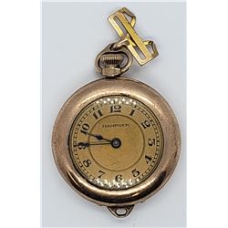 Antique Hampden Molly Stark Pendant Pocket Watch