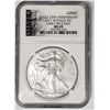 Image 1 : 2011 W American Silver Eagle 25th Anniv. NGC MS69