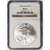 Image 1 : 1996 American Silver Eagle NGC MS69
