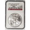 Image 1 : 2011 American Silver Eagle 25th Anniv. NGC MS69