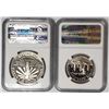 Image 2 : 1986 S Liberty 2 Coin Set $1 PF68 & 50c PF69 - NGC