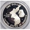 Image 3 : 1991 P Korea Silver Dollar PCGS PR69DCAM