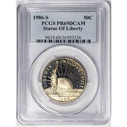 1986 S Statue Of Liberty PCGS PR69DCAM