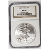 Image 1 : 2001 American Silver Eagle NGC MS69