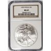 Image 1 : 1999 American Silver Eagle NGC MS69
