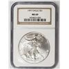 Image 1 : 1997 American Silver Eagle NGC MS69