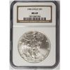 Image 1 : 1996 American Silver Eagle NGC MS69