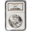 Image 1 : 1993 American Silver Eagle NGC MS69