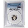 Image 1 : 2005 S Roosevelt 10c PCGS PR70DCAM -QA Sticker