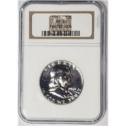 1961 Franklin Half Dollar NGC PF65