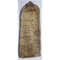 WWI-WWII White Canvas Dufflebag - Tour Cities