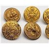 Image 2 : Vintage US Army Brass Uniform Buttons