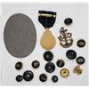 Image 3 : WWII US Navy Lot Patch Buttons Pins - Modern Medal