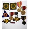 Image 1 : WWII Medal & Patch Lot Victory National Defense St
