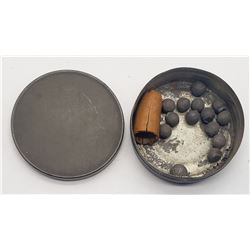 WWII ROUND SHARPNEL BALLS (14)