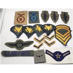 U.S. AIR FORCE MILITARY PATCH LOT (18)
