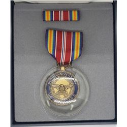 WWII 50th Anniversary Medal W/Case