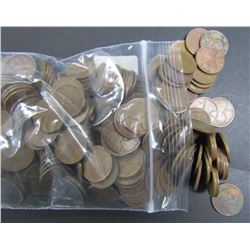 250 WHEAT CENTS (1909-1919) P-D-S GREAT MIX