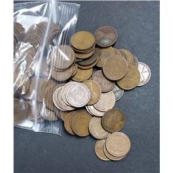250 WHEAT CENTS (1909-1919) P-D-S GREAT MIX