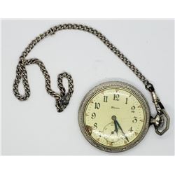 ILLINOIS OPEN FACE POCKET WATCH