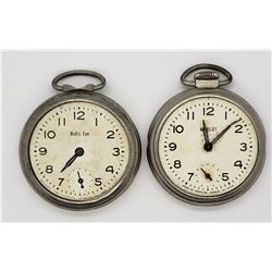 2-WESTCLOX POCKET WATCHES FOR PARTS