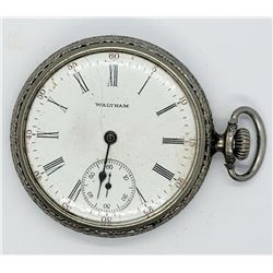 WALTHAM OPEN FACE POCKET WATCH