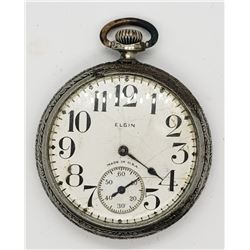 ELGIN OPEN FACE POCKET WATCH