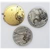 Image 2 : 3-POCKET WATCH MOVEMENTS FOR PARTS